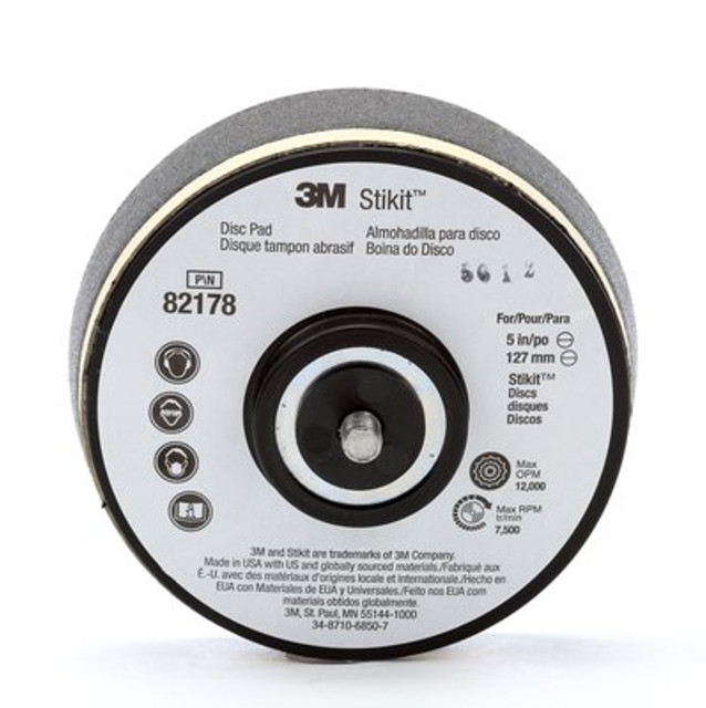 3M Stikit Disc Pad 82178, 5 in x 1-1/4 in 5/16-24 External