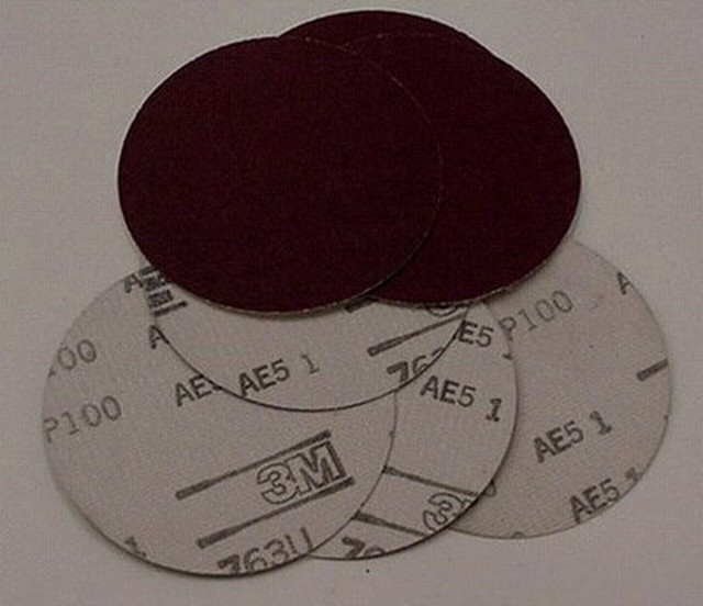 3M Hookit Regalite Floor Sanding Disc, FSD-60-6X6H,60 grit, 6IN x6HL, 250/cs 27337