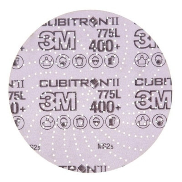 3M Xtract Cubitron II Film Disc 775L, 400+, 6 in, Die 600LG