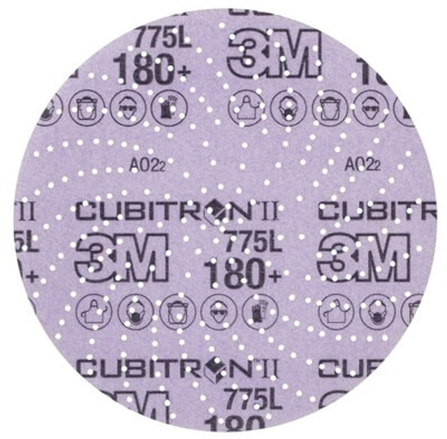 3M Xtract Cubitron II Film Disc 775L, 180+, Precision Shaped Ceramic Grain