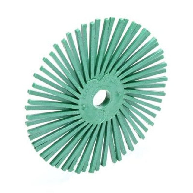 Scotch-Brite Radial Bristle Disc, 3 in x 3/8 in 50