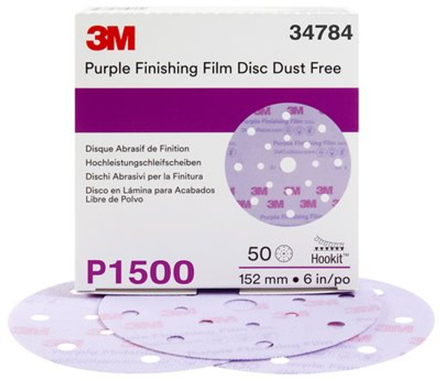 PN34784 Purple Finishing Film Disc Dust Free