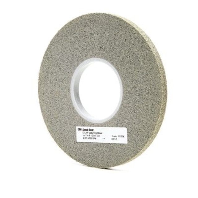 Scotch-Brite EXL-XP Deburr Wheel, 8 in x 1/2 in x 3 in 10S FIN