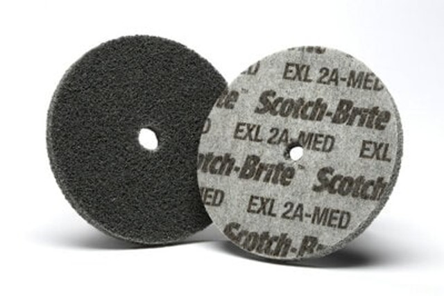 Scotch-Brite EXL Unitized Wheels 2A-MED, 15531, 3"x1/4"x1/4"