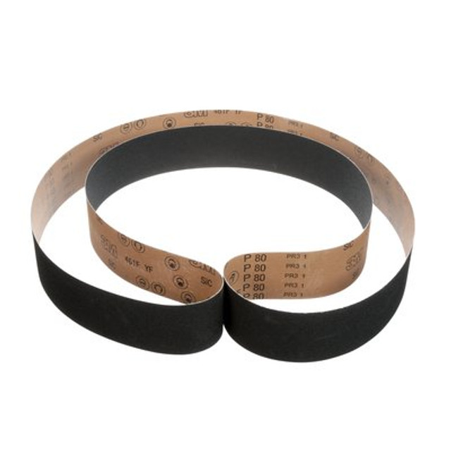 3M Cloth Belt 461F, P120 XF-weight, 6 in x 60 in, Film-lok, Single-flex 3M Cloth Belt 461F, P120 XF-weight, 6 in x 60 in, Film-lok, Single-flex