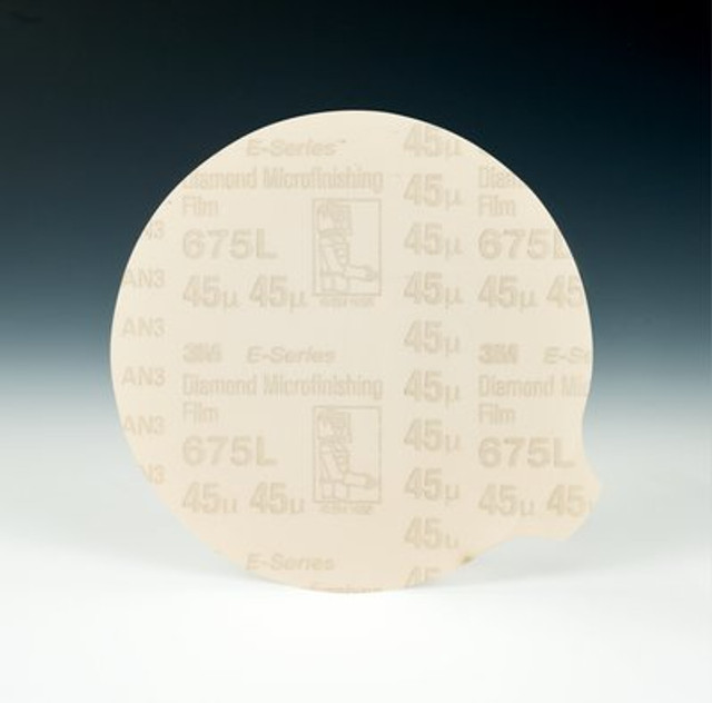 3M Diamond MFF PSA Disc 675L, 5 x NH, 45 Micron, Back