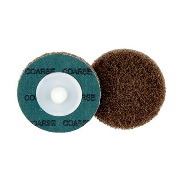 Standard Abrasives Quick Change Buff and Blend GP Disc, 810311, A/O Coarse, TR, Maroon, 2 in