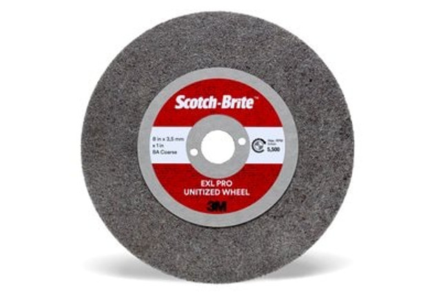 Scotch-Brite EXL PRO Unit Whl Flanged 8 in. 8A Coarse Photo