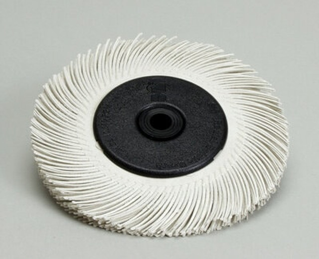 3M Radial Bristle Brush T-C 6 Inch White