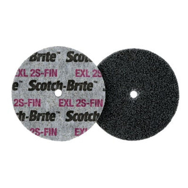 Scotch-Brite EXL Unitized Wheel, XL-UW, 2S Fine