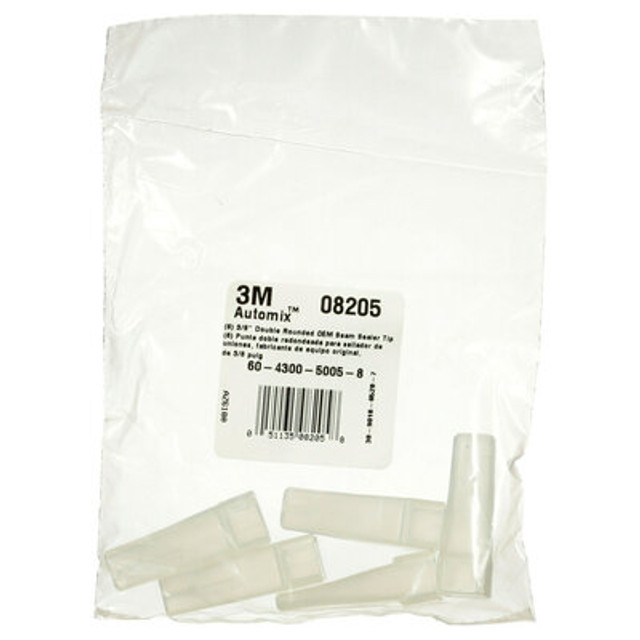 3M OEM Seam Sealer Tip, 08205, 3/8 in, Double-Rounded