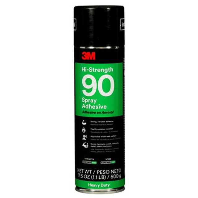 3M Hi-Strength Spray Adhesive 90, Clear