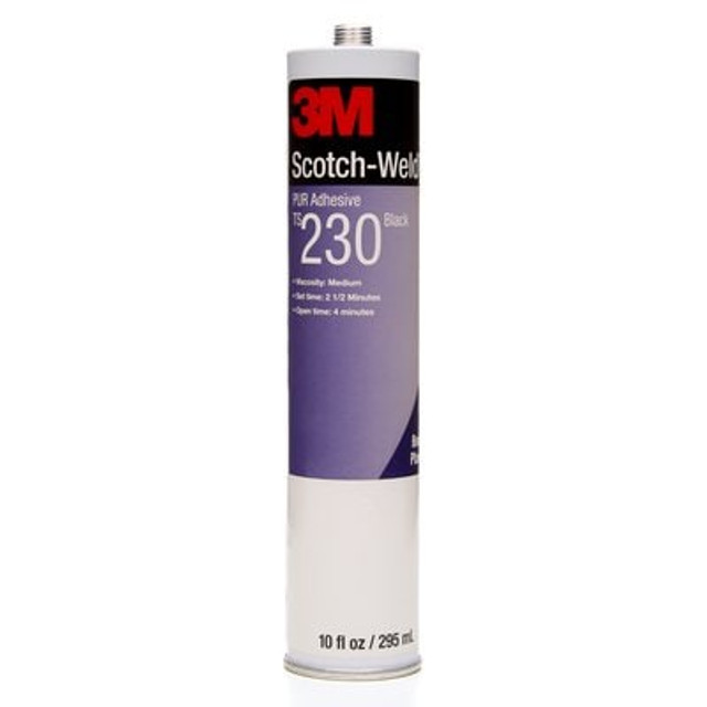 3M Scotch-Weld PUR Easy Adhesive TS230 Black, 1/10 gal