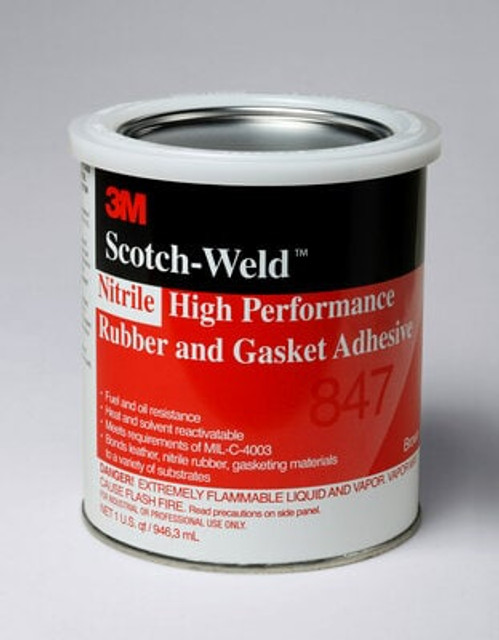 3MScotch-WeldNitrile Hi Perf Rubber& Gasket Adhesive 847