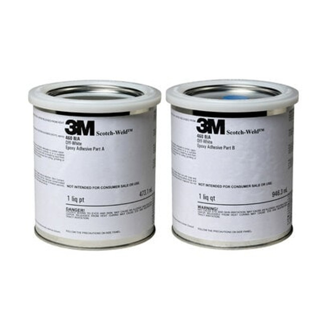 3M Scotch-Weld Epoxy Adhesive 460, Off-White, Part B/A, Part A 1 pt (473.1 mL), Part B (946.3 mL)