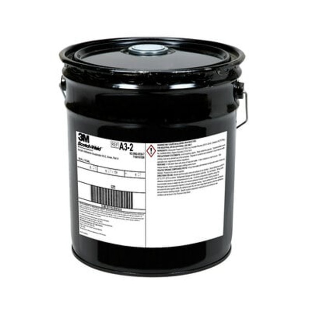 3M Scotch-Weld Acrylic Adhesive Accelerator A3-2, Green, Part A, 5 gal (18.9 L) Pail, 1/Pack