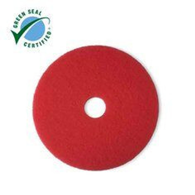 3M Red Buffer Pad 5100, Red, 560 mm x 82 mm, 22 in, 5 ea/Case 8397