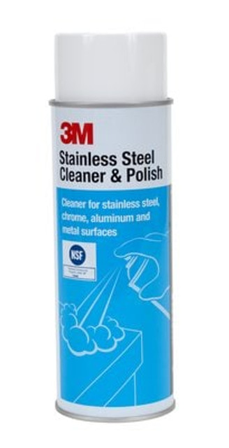 3M Stainless Steel Cleaner and Polish, Aerosol, 21 oz.