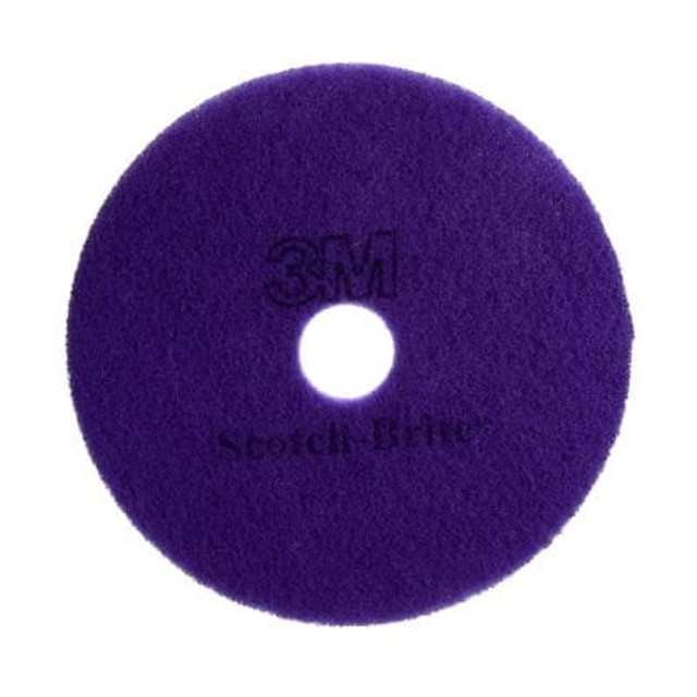 Scotch-Brite Purple Diamond Floor Pad Plus, 5 in, 10/case
