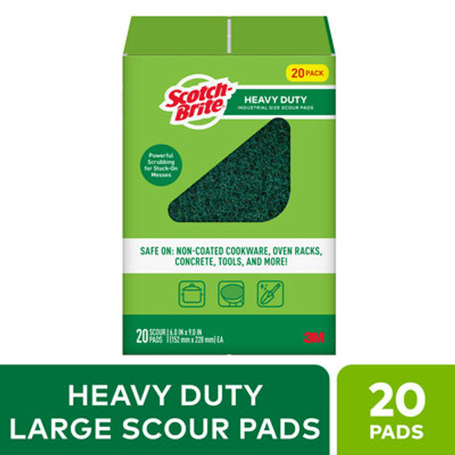 Scotch-Brite Heavy Duty Large Scour Pads