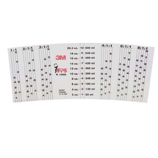 3M PPS Mix Ratio Insert - Generic, 16065