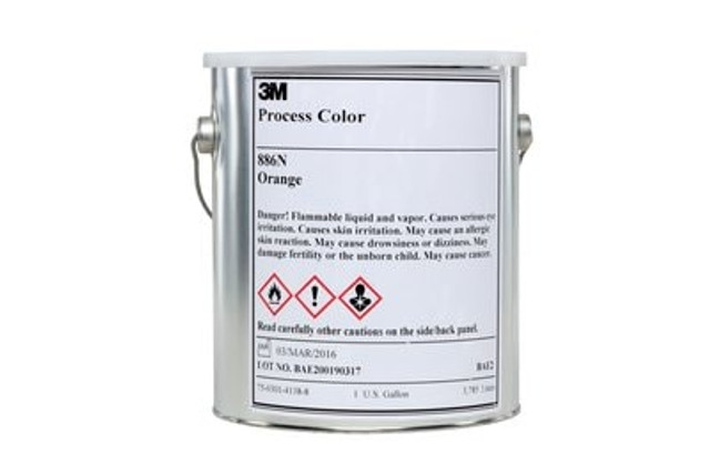 3M 886 Ink Orange