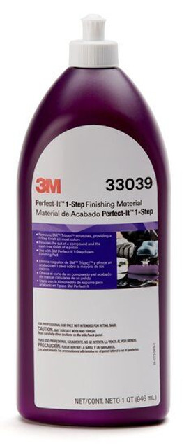 3M Perfect-It 1-Step Finishing Material, 33039, 1 qt (32 fl oz), 6/case 33039 Industrial 3M Products & Supplies | Purple
