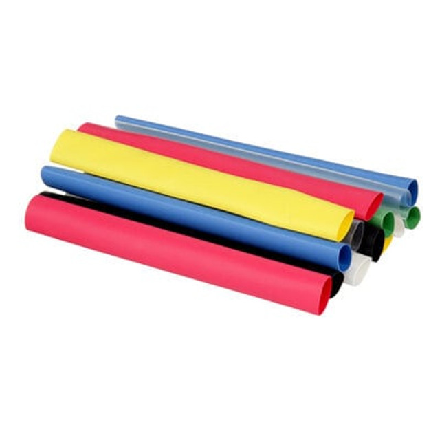 3M Heat Shrink Thin-Wall Tubing, FP-301, assorted colours, 6 in