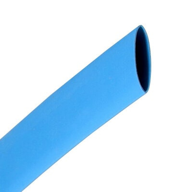 3M Heat Shrink Thin-Wall Tubing FP-301-3/8-Blue-200`: 200 ft spool length