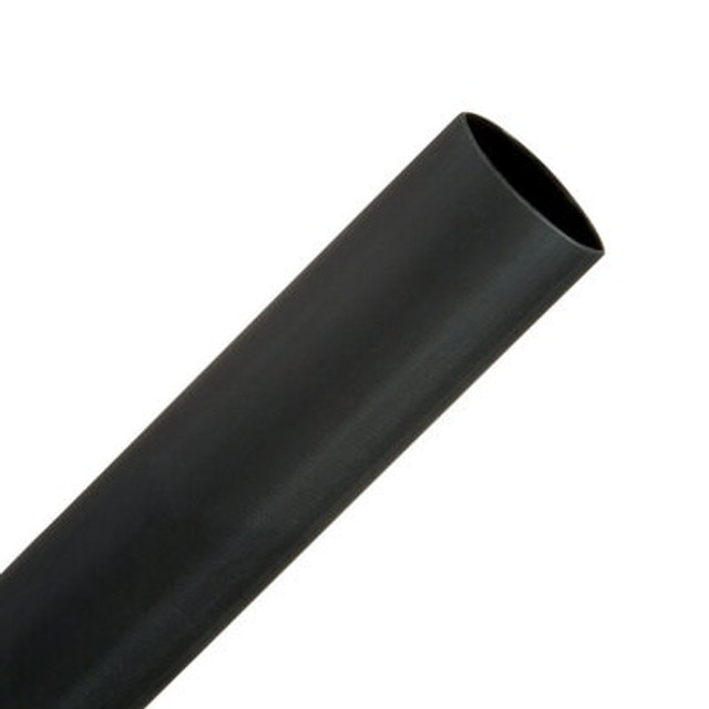 3M Heat Shrink Thin-Wall Flexible Polyolefin Adhesive-Lined Tubing, EPS-300, black, 1 in x 48 in