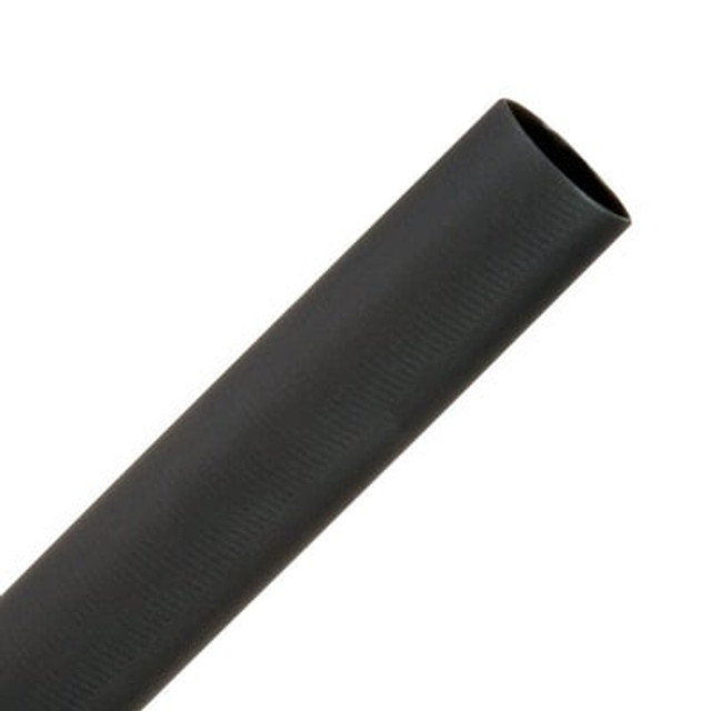 3M Heat Shrink Thin-Wall Flexible Polyolefin Adhesive-Lined Tubing, EPS-300, black, 1/2 in x 48 in