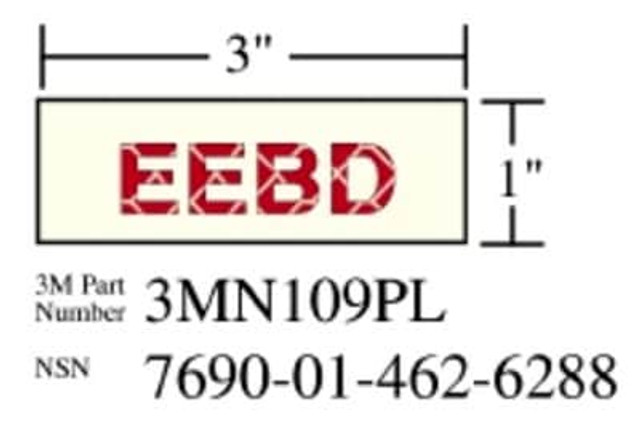 3M Photoluminescent Film 6900 Ship Board Sign EEBD