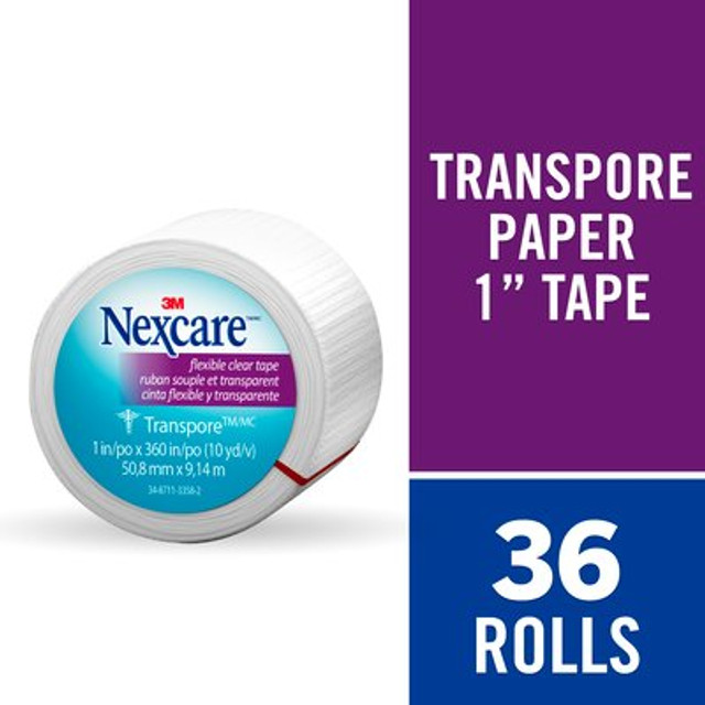 US Nexcare 527 Transpore Tape Ecomm Images Main Alt 36
