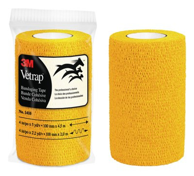 1410GD Vetrap Bandaging Tape 4 inch Gold