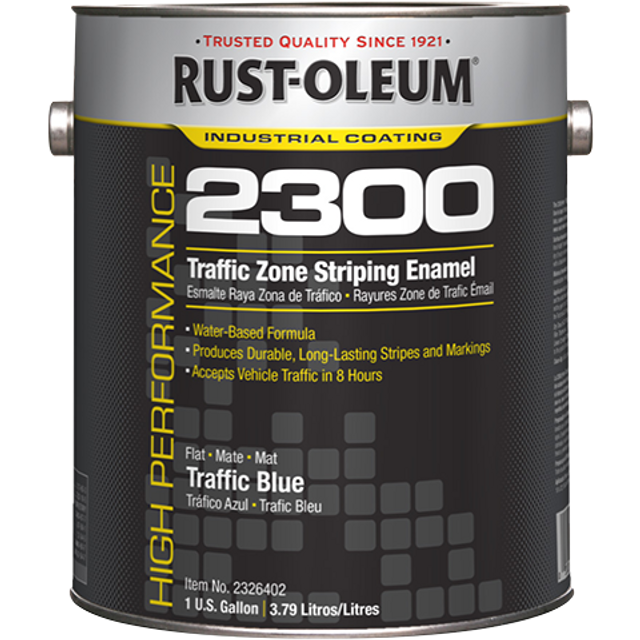 High Performance 2300 System Traffic Zone Striping Paint 283900 Rust-Oleum | Traffic Blue