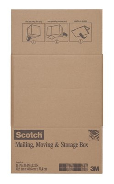 Scotch Moving, Mailing & Storage Box 16x16x12