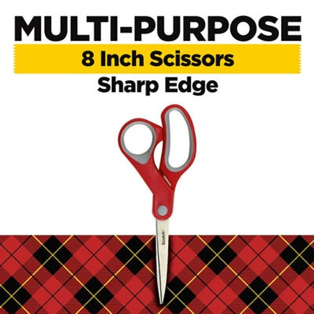 Scotch Multi-Purpose Scissors 1428, 8 in (20.3 cm)