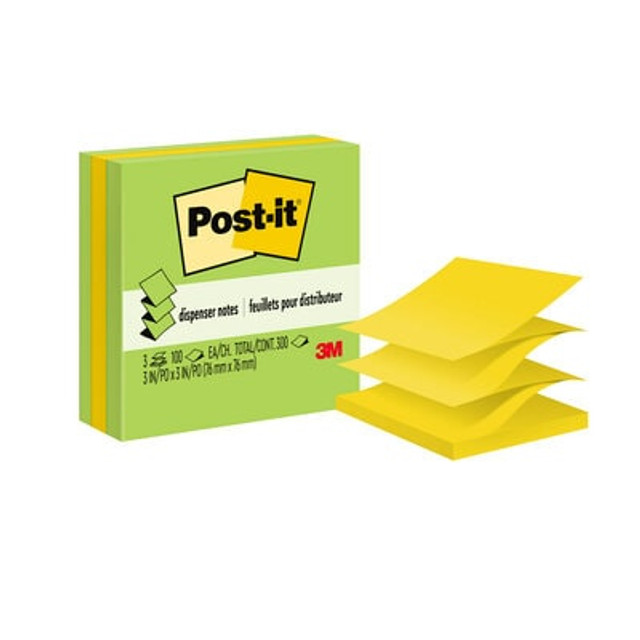Post-it® Dispenser Pop-up Notes 3301-3AU-FF