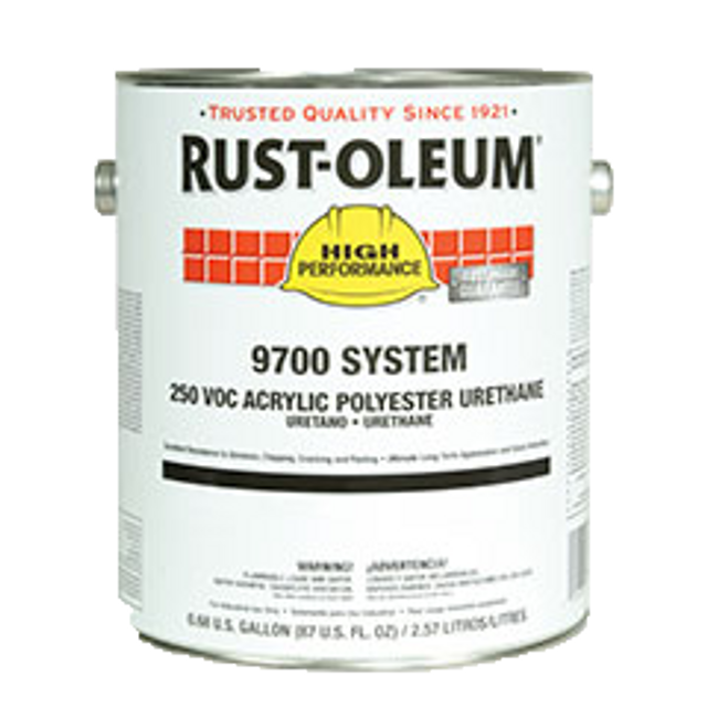 High Performance 9700 System 250 VOC Acrylic Polyester Urethane 207279 Rust-Oleum | White