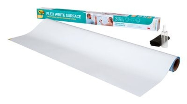 Post-it® Flex Write Surface, 4ft x 2ft, White Dry Erase Whiteboard Film