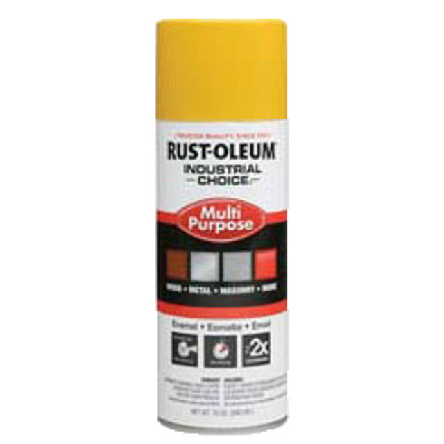 Industrial Choice 1600 System Multi-Purpose Enamel Sprays 1644830 Rust-Oleum | Yellow