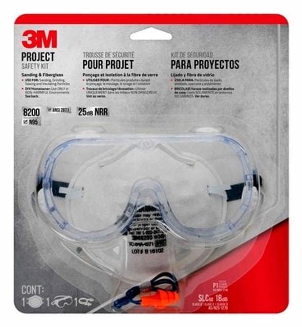 3M Project Safety Kit Sanding and Fiberglass, 8200 3M Project Safety Kit Sanding and Fiberglass, 8200