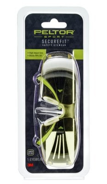Peltor Sport SecureFit, Amber, SF400-PA-8 Peltor Sport SecureFit, Amber, SF400-PA-8