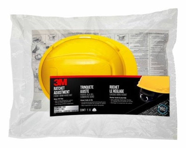 Non-Vented Hard Hat with Ratchet Adjustment, Yellow, CHH-R-Y6