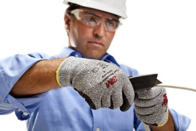3M Comfort Grip Cut Resistant Gloves EN388 wire application