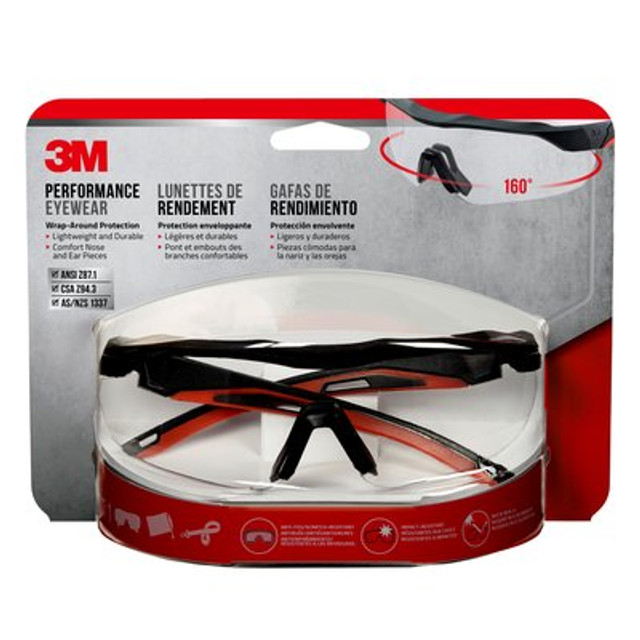 3M Performance Eyewear, 47090H1-DC, clear lens