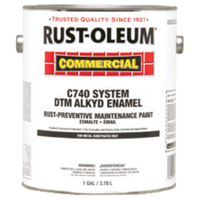 Commercial C740 System 400 VOC DTM Alkyd Enamel 255548 Rust-Oleum | Safety Blue