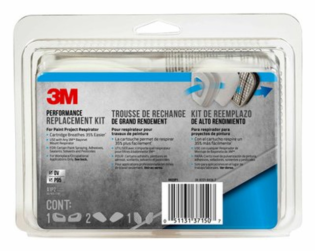 3M Performance Replacement Kit for the Paint Project Respirato