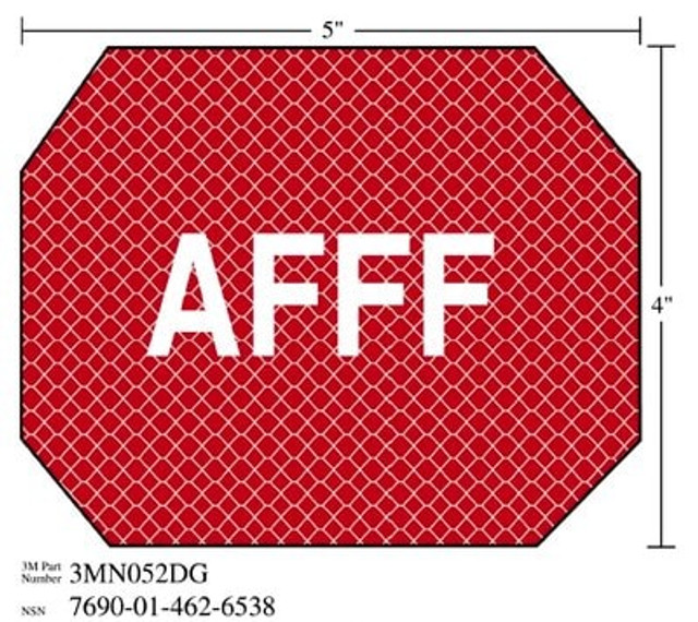 3M Diamond Grade Damage Control Sign AFFF