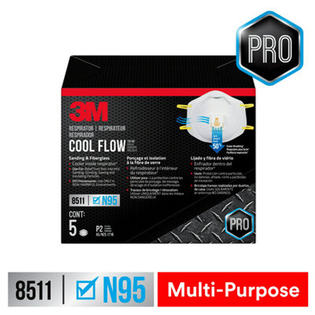 3M 8511 Respirator with Cool Flow Valve